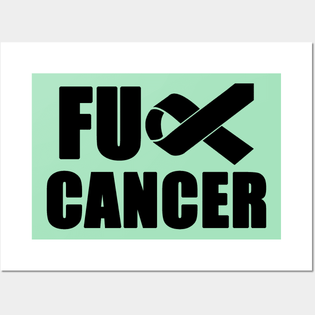 F Cancer Wall Art by STRVING